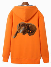 Load image into Gallery viewer, CUSTOM HOODED JUMPER WITH VELVET LINING