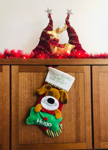 DOG CHRISTMAS STOCKING