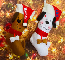 Load image into Gallery viewer, DOG CHRISTMAS STOCKING