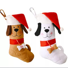 Load image into Gallery viewer, DOG CHRISTMAS STOCKING